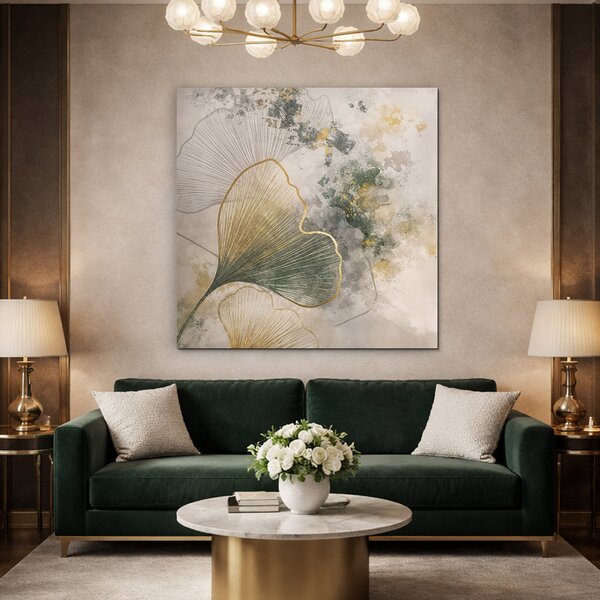 DUBLEZ | Dřevěný obraz - Ginkgo Elegance | UV tisk, Premium