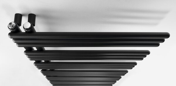 Aqualine Aqualine, POSEIDON topné těleso 550x1740mm, černá matná, PS517B