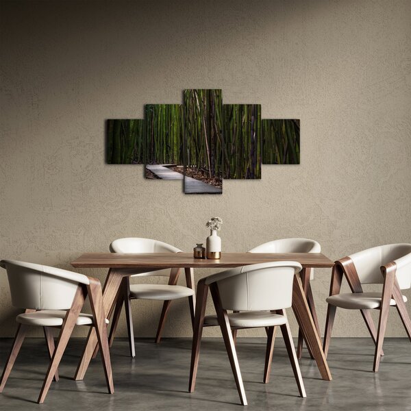 Obraz - Mezi bambusy (125x70 cm)