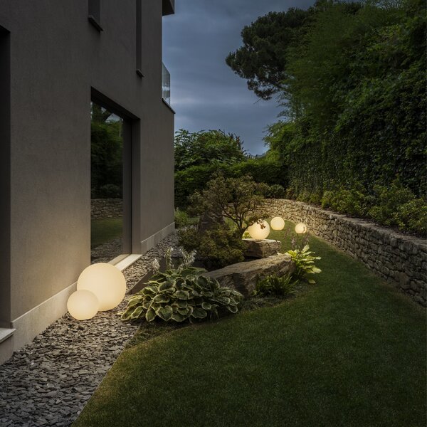 Ideal Lux Venkovní stojací lampa SOLE ⌀20cm, IP44