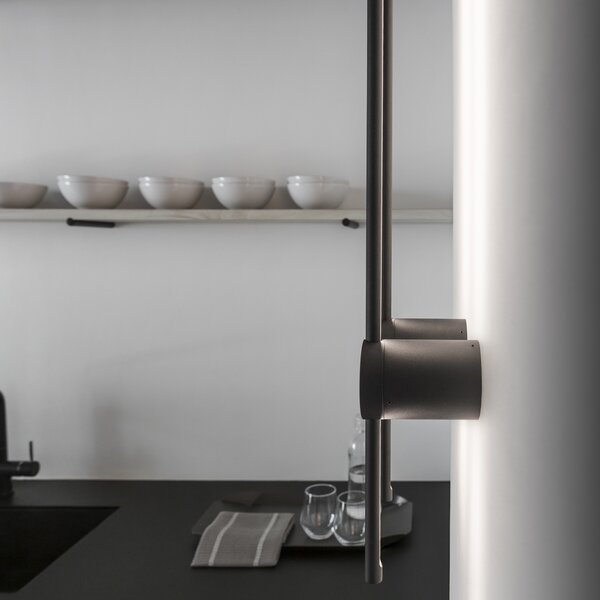 Ideal Lux Nástěnné LED svítidlo ESSENCE AP, d.115cm, 20W Barva: Zlatá, Barva světla: 3000K