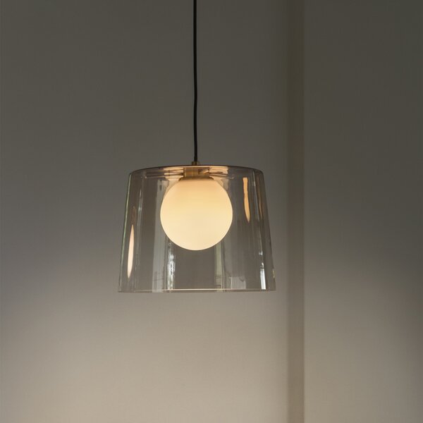 Ideal Lux Závěsné svítidlo FADE SP1 AMBRA