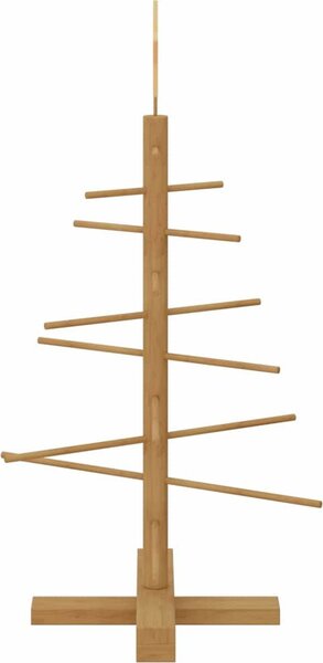 VidaXL Dřevěný vánoční strom Bambus [42018049] Barva: Přírodní (bez povrchové úpravy), Velikost: 125 cm