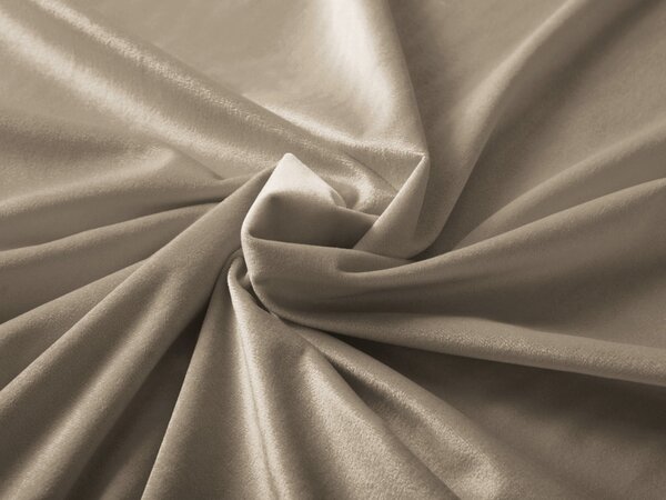Biante Sametový čtvercový ubrus Velvet Premium SVP-030 Šedobéžový 90x90 cm