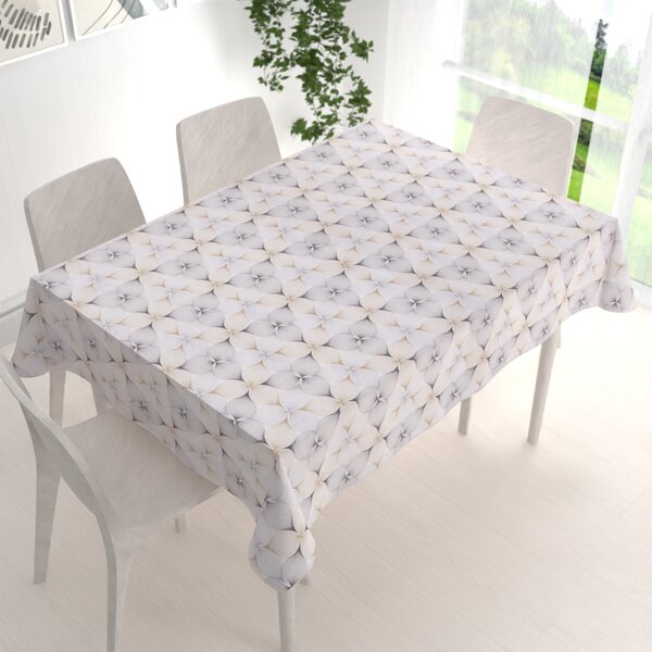 Biante Dekorační obdélníkový ubrus PML-031 Designové geometrické obrazce na bílém 50x100 cm