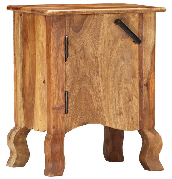 Noční stolek 40 x 30 x 50 cm masivní sheeshamové dřevo