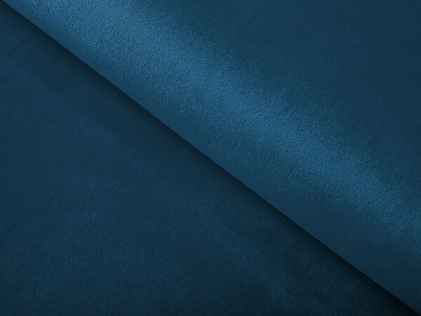 Biante Sametový kulatý ubrus Velvet Premium SVP-028 Petrolejově modrý Ø 50 cm