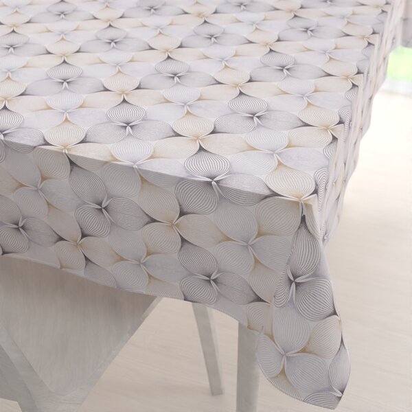 Biante Dekorační obdélníkový ubrus PML-031 Designové geometrické obrazce na bílém 50x100 cm