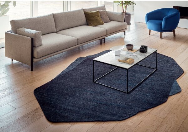 Calligaris Asymetrický koberec Roche nehořlavý, 300x200 cm, CS7258-B Barva: Ochre Yellow (okrový), Rozměr: 300x200 cm
