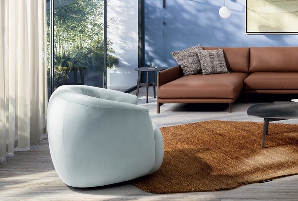 Calligaris Asymetrický koberec Roche nehořlavý, 240x240 cm, CS7258-C Barva: Ochre Yellow (okrový), Rozměr: 240x240 cm