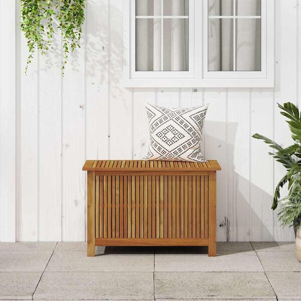 VidaXL Zahradní úložný box masivní akáciové dřevo [316678] Velikost: 150 x 80 x 75 cm
