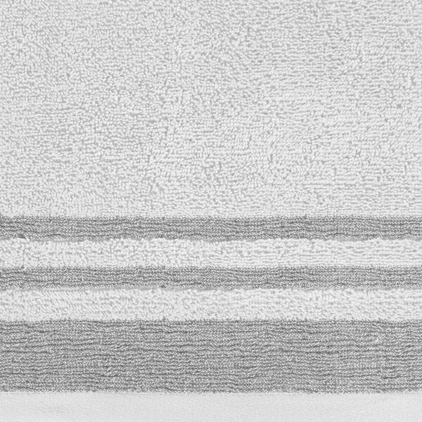 BAVLNĚNÝ RUČNÍK MĚRY (04) 50 X 90 CM STŘÍBRNÝ