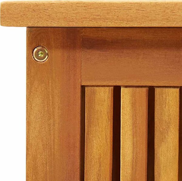 VidaXL Zahradní úložný box masivní akáciové dřevo [316678] Velikost: 150 x 80 x 75 cm