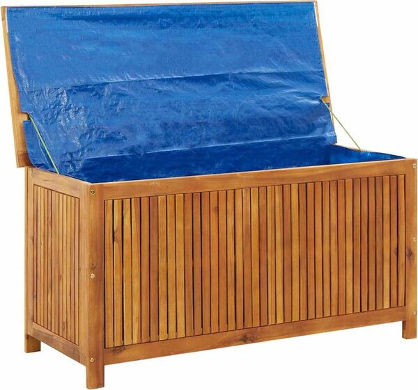 VidaXL Zahradní úložný box masivní akáciové dřevo [316678] Velikost: 150 x 80 x 75 cm