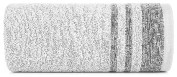 BAVLNĚNÝ RUČNÍK MĚRY (04) 50 X 90 CM STŘÍBRNÝ