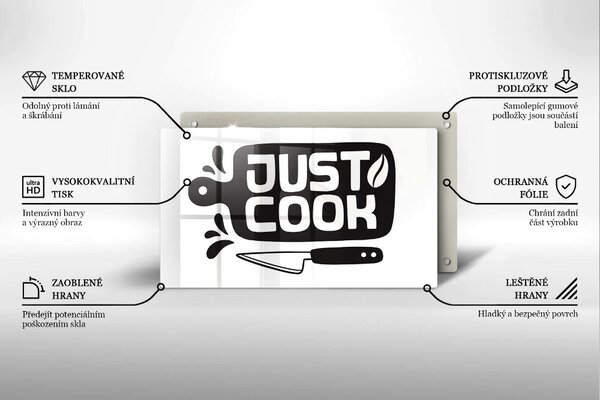 Kryt na varnou desku Just cook