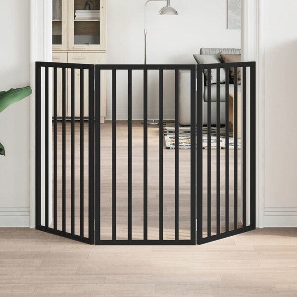 VidaXL Zábrana pro psy skládací 3 panely 150 cm topolové dřevo [352172] Barva: Přírodní, Velikost: 50 x 90 x 2 cm