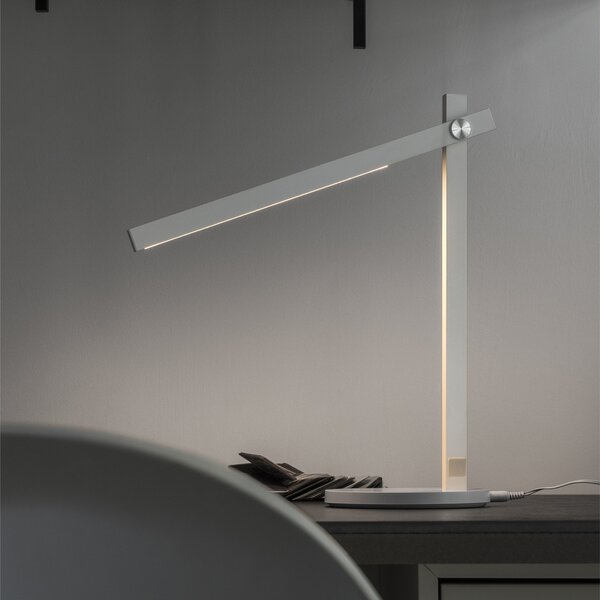 Ideal Lux Stmívatelná LED stolní lampa PIVOT TL Barva: Bílá