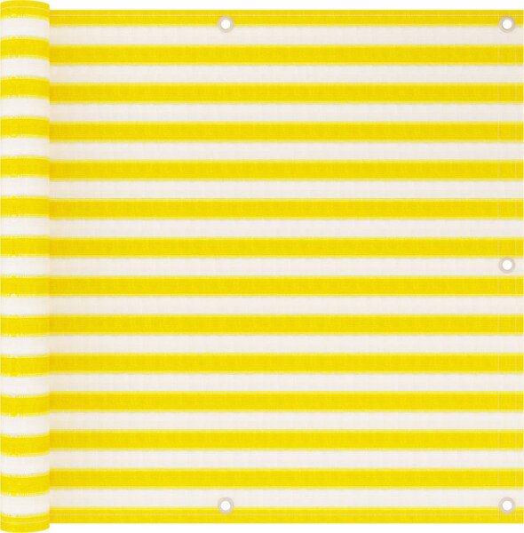 VidaXL Balkónová zástěna HDPE [310842] Barva: Antracitová a bílá, Velikost: 90 x 400 cm
