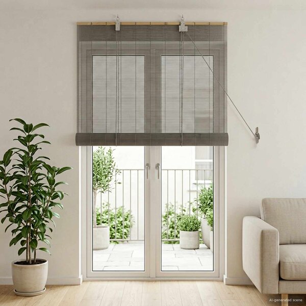 VidaXL Roleta Bambus [245814] Barva: Hnědá, Velikost: 150 x 160 cm