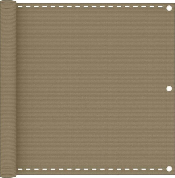 VidaXL Balkónová zástěna HDPE [310842] Barva: Antracitová a bílá, Velikost: 90 x 400 cm