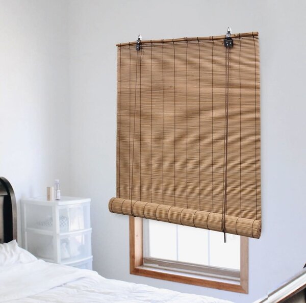 VidaXL Roleta Bambus [245814] Barva: Hnědá, Velikost: 150 x 160 cm