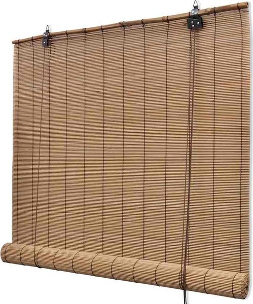 VidaXL Roleta Bambus [245814] Barva: Hnědá, Velikost: 150 x 160 cm