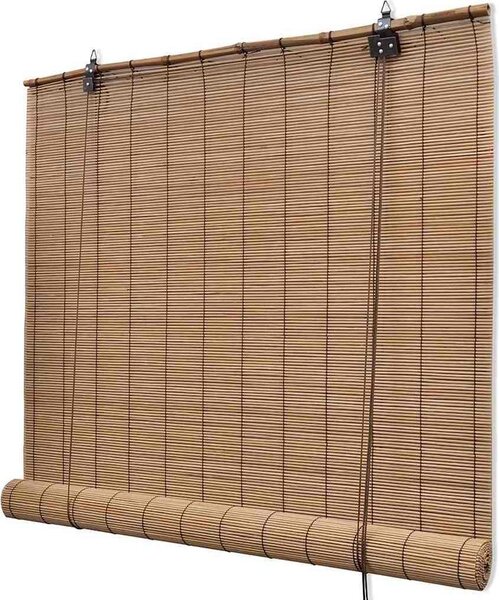 VidaXL Roleta Bambus [245814] Barva: Hnědá, Velikost: 150 x 160 cm