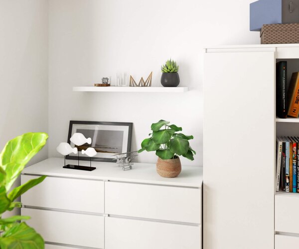 Ak furniture Police PS-4 80 cm bílá