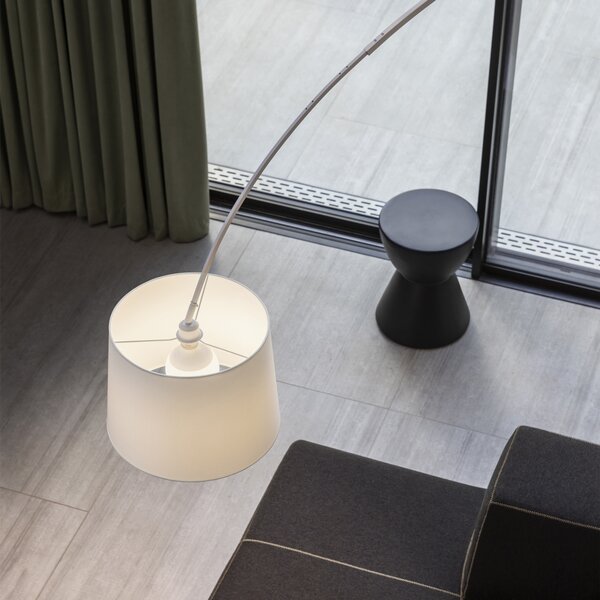 Ideal Lux Stojací lampa DORSALE Barva stínidla: černá, Barva podstavce: černá