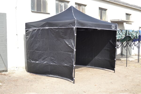ShopJK Nůžkový stan profi HQ 3 x 3 m šedý