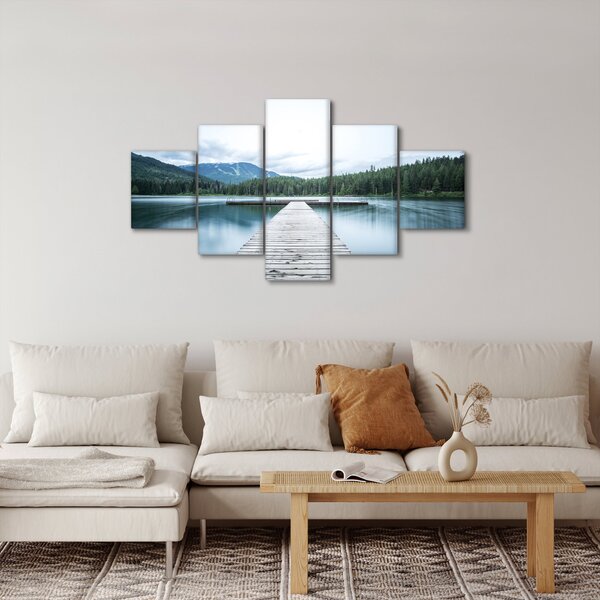Obraz - Při pohledu z mola (125x70 cm)