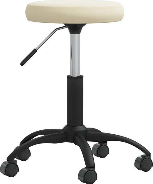 VidaXL Masážní stolička samet [3085738] Barva: světle šedá