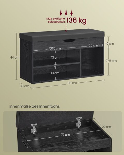 Botník se sezením LHS030B03