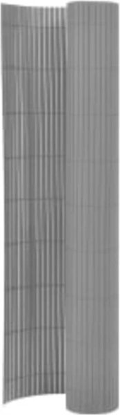 VidaXL Zahradní plot PVC [317152] Barva: Šedá, Velikost: 110 x 300 cm