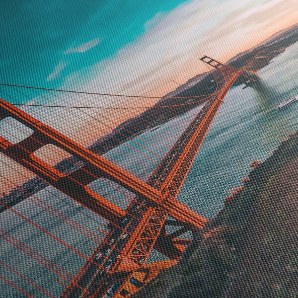 Obraz- Golden Gate, San Francisco (30x30 cm)