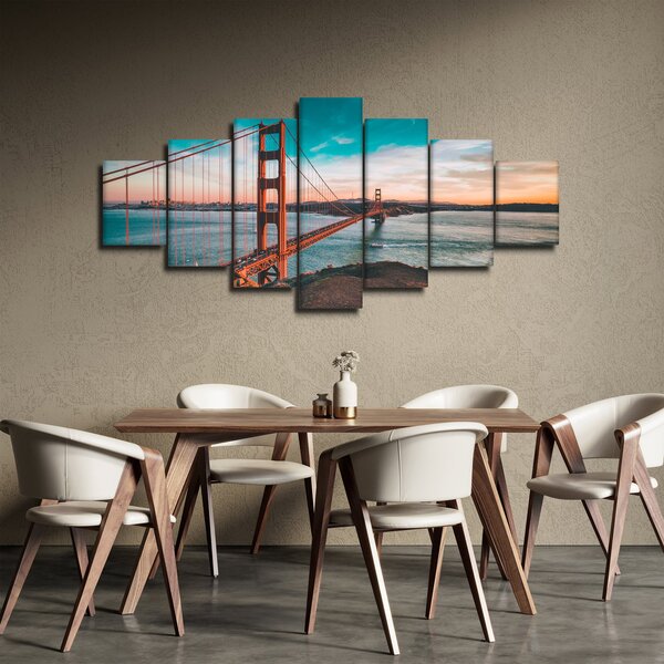 Obraz- Golden Gate, San Francisco (210x100 cm)