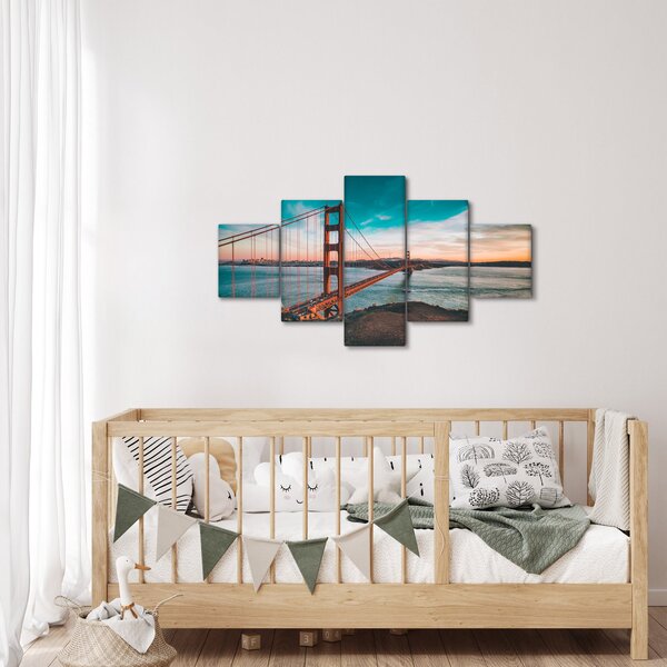 Obraz- Golden Gate, San Francisco (125x70 cm)