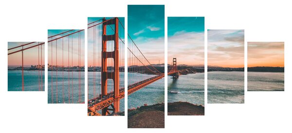 Obraz- Golden Gate, San Francisco (210x100 cm)