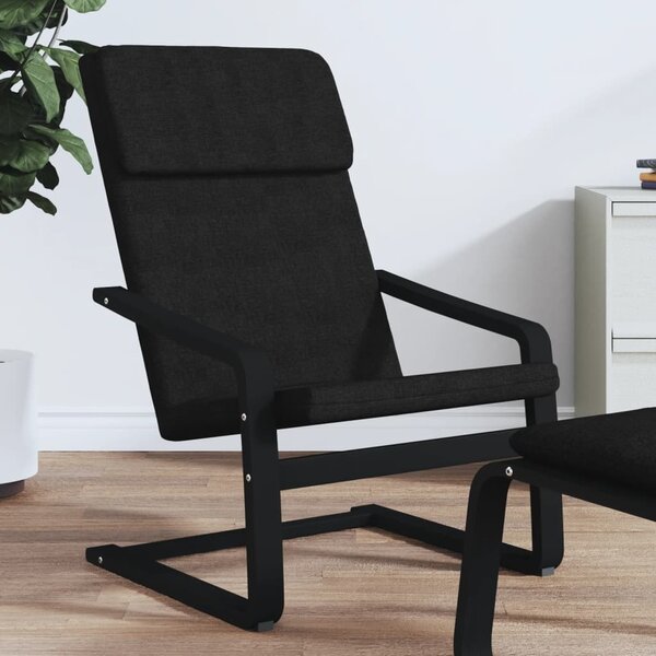 VidaXL Relaxační židle textil, celkové rozměry 59 x 82 x 98 cm [351057] Barva: tmavě hnědá