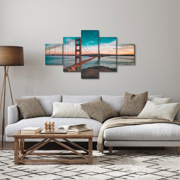 Obraz- Golden Gate, San Francisco (125x70 cm)