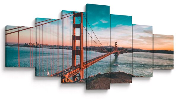 Obraz- Golden Gate, San Francisco (210x100 cm)