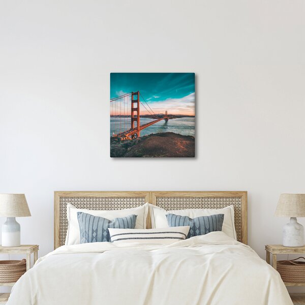 Obraz- Golden Gate, San Francisco (30x30 cm)