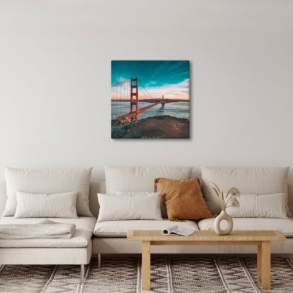 Obraz- Golden Gate, San Francisco (30x30 cm)
