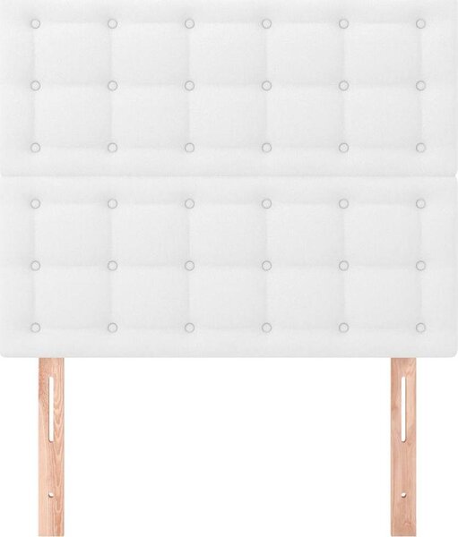 VidaXL Čelo postele umělá kůže, vysoké [3116417] Barva: cappuccino, Velikost: 160 cm