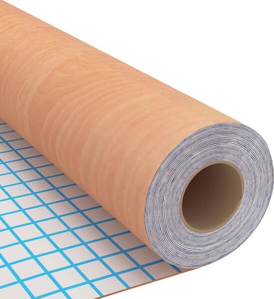 VidaXL Samolepící tapeta na nábytek 500 x 90 cm PVC [146118] Barva: Světlý dub