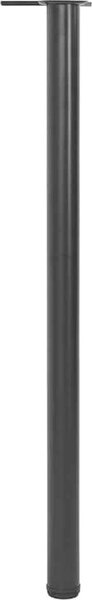 VidaXL 4 stolové nohy s nastavitelnou výškou , [242141] Barva: Černá, Velikost: 870 mm