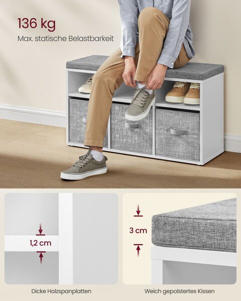 Botník se sezením LSB101W14