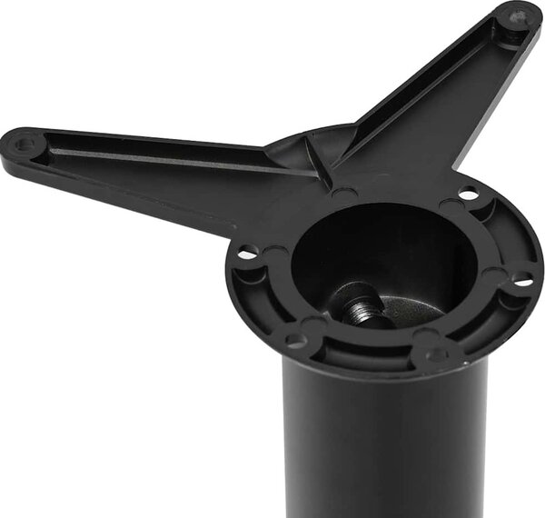 VidaXL 4 stolové nohy s nastavitelnou výškou , [242141] Barva: Černá, Velikost: 870 mm