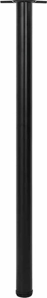 VidaXL 4 stolové nohy s nastavitelnou výškou , [242141] Barva: Černá, Velikost: 870 mm